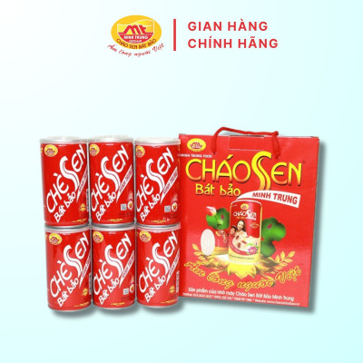 Chè sen bát bảo Minh Trung 365g - Chè Sen Bát Bảo 6 (combo 6 lon)