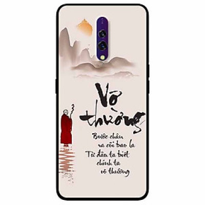 Ốp lưng in cho Realme X Mẫu Vô Thường Bước Chân