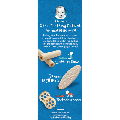 Bánh Gạo Gerber vị Chuối Đào 48g cho trẻ trên 7 tháng tuổi