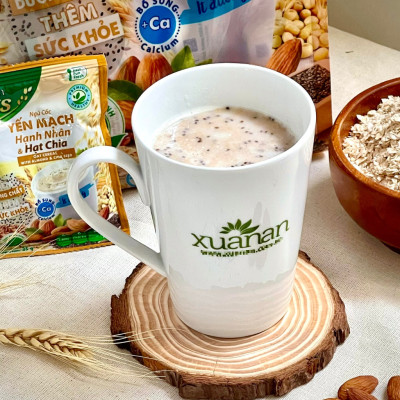 Combo 3 túi: Ngũ Cốc Óc Chó Mè Đen+Gạo Lức Huyết Rồng+Yến Mạch Hạnh Nhân[ít đường 400gr](Tặng Kèm 2 Túi Yến Mạch 150G)