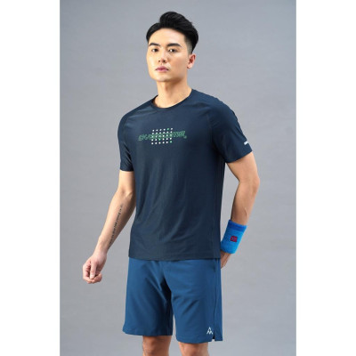 Áo Thun Thể Thao Nam AM SPORT1 TSM231 Cổ Tròn Thoáng Khí, Không Bai Xù, Nhanh Khô, Co Giãn Tốt