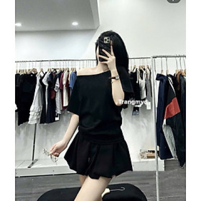 Set trễ vai đùi trơn siêu Hot