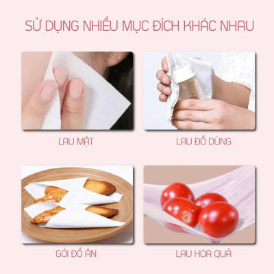 Khăn giấy rút treo tường đa năng Mylan 4 lớp bột gỗ nguyên chất an toàn tiện dụng