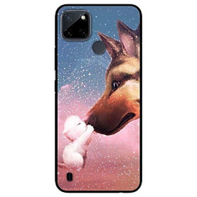 Ốp lưng dành cho Realme C21Y - C25Y mẫu Cún Con Trắng