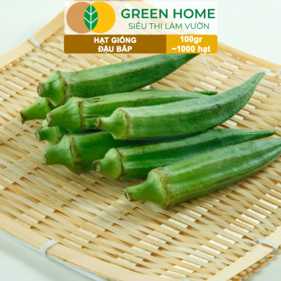 Hạt Giống Đậu Bắp GreenHome, GÓI 100GR, Dễ Trồng, Nảy Mầm Cao, Thu Hoạch Nhanh, Năng Suất T47