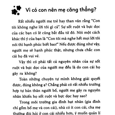 Mẹ Tập Thói Quen Hay, Con Trưởng Thành Hạnh Phúc