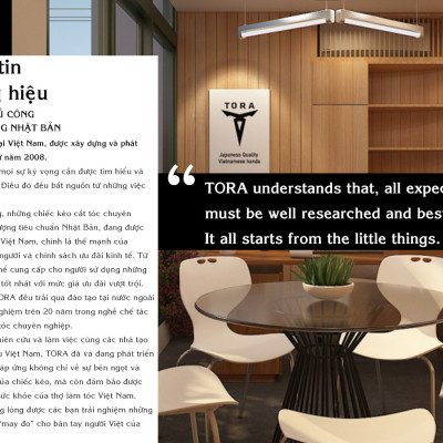 Kéo tỉa tóc TORA TM-2302