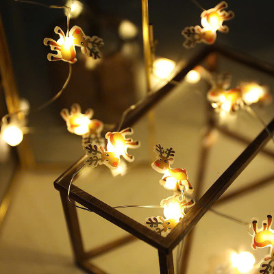 Dây Đèn Led 20 Bóng Họa Tiết Tuần Lộc Dài 2M