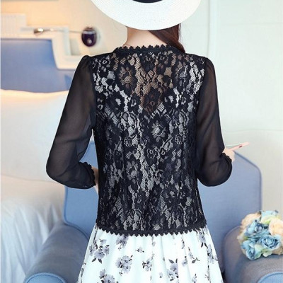 Áo khoác ren tà ngắn 05 C053