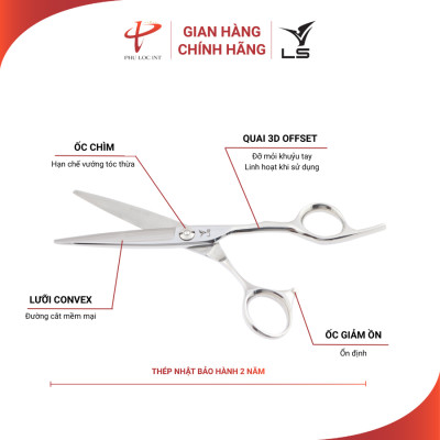 KÉO CHUỐT TÓC VIKO  JPS-3 SIZE 6 INH - HÀNG CHÍNH HÃNG