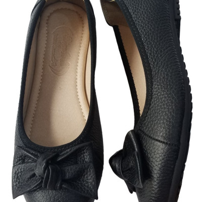 Giày búp bê nữ da bò BIGGBEN cao cấp BB92