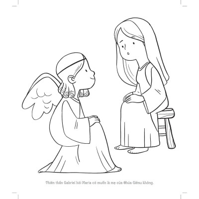 Sách - Cầu Nguyện - Sách Tô Màu Dành Cho Bé Mừng Giáng Sinh - Bayard Việt Nam