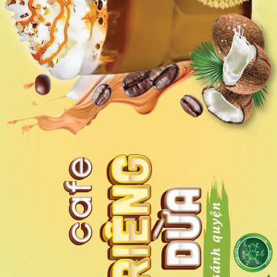 Cà Phê Sầu Riêng Cốt Dừa - Thơm béo sánh quyện 90g/ 180g