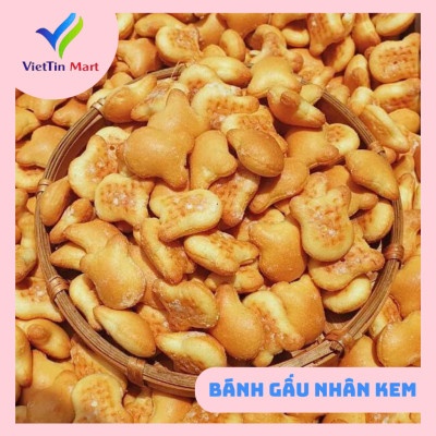 Bánh Gấu Nhân Kem VIETTIN MART 250g