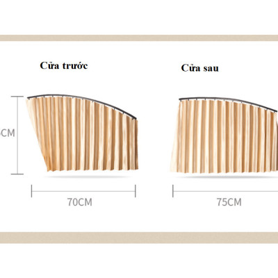 BỘ 4 RÈM VẢI CHE NẮNG CÁNH CỬA THÔNG MINH TRÊN XE HƠI TẶNG KÈM THẺ ĐỖ XE
