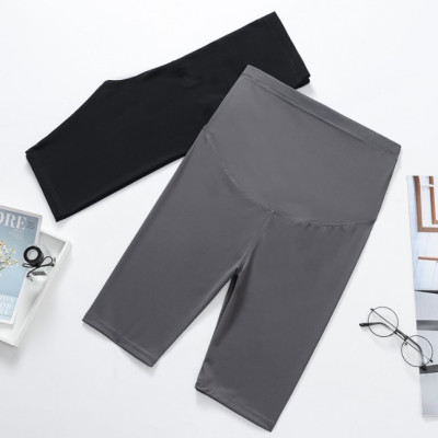 Quần Tregging, Quần Short Tập Yoga Cho Mẹ Bầu Mặc Hè Thu Chất Liệu Thun Lạnh Có Chun Chỉnh Và Đáp Bụng