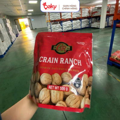 Oaky Hạt Óc Chó Vàng Crain Nhập Khẩu Mỹ - Túi 500g