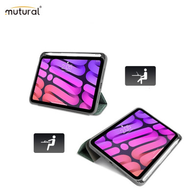 Case bao da chống sốc canvas cho iPad Air 6 13inch M2 2024 hiệu Mutural Yashi Series trang bị ngăn đựng bút, thiết kế tản nhiệt, hỗ trợ smartsleep - hàng nhập khẩu