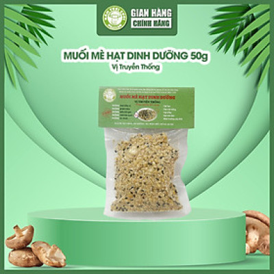 Muối Mè, Muối Lạc Hạt Dinh Dưỡng 50g Vị Truyền Thống