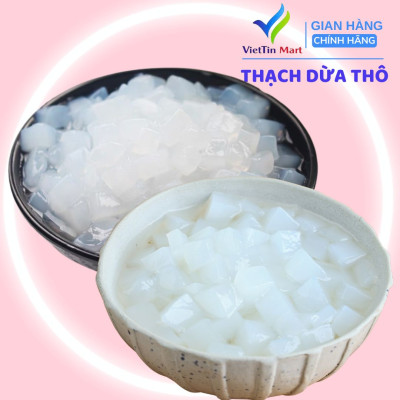 500G_ Thạch dừa loại 15 Ly ép thô (khô) có tặng kèm hương liệu - Viettin Mart