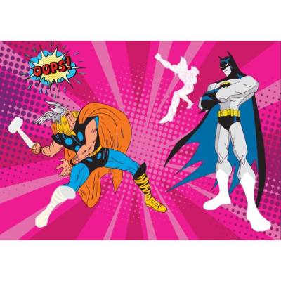 Sách - Super Heroes Siêu Anh Hùng - Dán Hình Sticker Trong Suốt - Tập 4 - Rèn Luyện IQ EQ CQ - Việt Thư