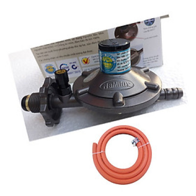 Van điều áp áp thấp Namilux NA-337S sử dụng cho bình gas xám, vàng ,tặng dây VN. Hàng chính hãng
