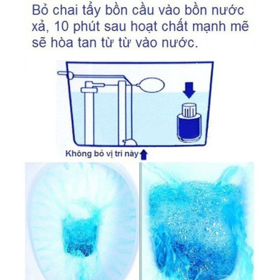 Combo 5 Cốc thả bồn cầu tẩy xanh toilet Mr.Fresh - Hàn Quốc 180g (hàng chính hãng) / 3 Ngàn hoa + 2 hoa Ly