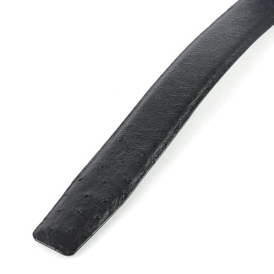 HP4448-49-50-51 - Thắt lưng nam da đà điểu Huy Hoàng da hột 3,5P đầu kim màu đen, nâu đất, vàng bò, nâu đỏ