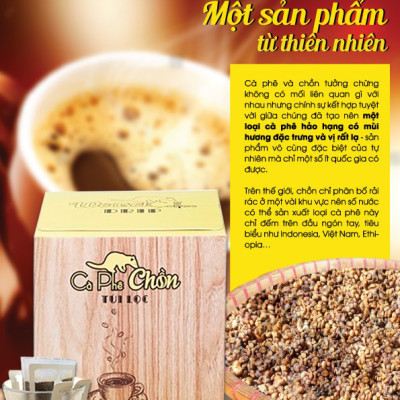 Cà Phê Chồn phin giấy - Hộp 10 Gói x 15g