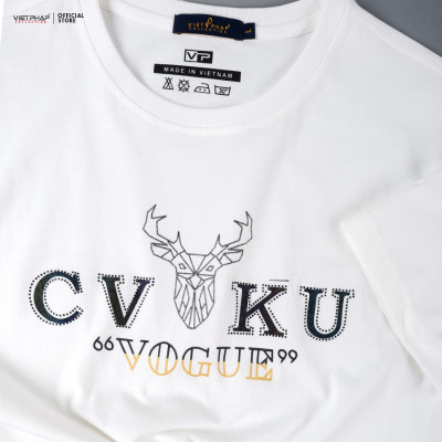 Áo Thun Nam VIỆT PHÁP Form Unisex Chất liệu Cotton co dãn thấm hút mồ hồi tốt 7803