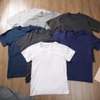 ÁO THUN NAM MÀU XÁM ĐẬM