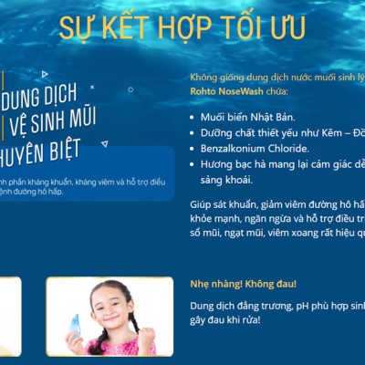 Dung dịch rửa mũi tiện dụng Rohto NoseWash (Bình thay thế) 400ml