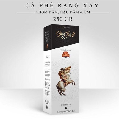 Combo 2 Cà Phê Rang Xay Sáng Tạo 8 - Trung Nguyên Legend - Hộp 250gr (Gu mạnh, vị đậm, rất thơm, hương lâu sau uống)