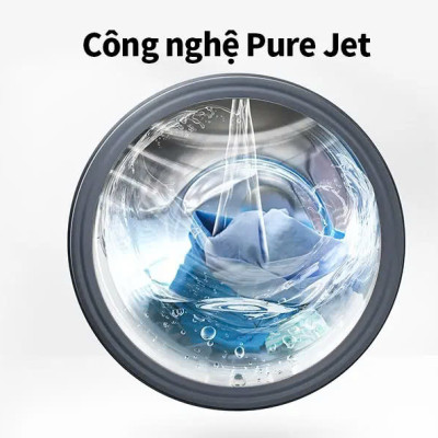 Máy giặt Hisense Inverter cửa ngang WFQA1043BT 10.5kg diệt khuẩn 99%, tiết kiệm điện, bảo hành 3 năm - HÀNG CHÍNH HÃNG