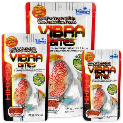 Thức ăn HIKARI VIBRA BITES - Thức ăn cao cấp cho cá Đĩa -Thần Tiên -Phượng Hoàng - Cá nhiệt đới - Cám HIkari