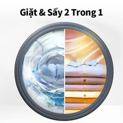 Máy giặt Hisense Inverter cửa ngang WFQA1043BT 10.5kg diệt khuẩn 99%, tiết kiệm điện, bảo hành 3 năm - HÀNG CHÍNH HÃNG