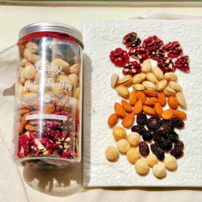 Hạt Hỗn Hợp Oaky 500g (Size Lớn) - Nhập Khẩu Mỹ & Úc, Ăn Vặt Healthy, Giàu Dinh Dưỡng