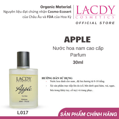 Nước hoa nam hương Táo Apple L017 (30ml)