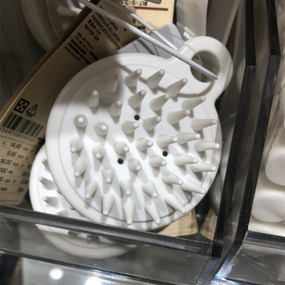 Lược gội đầu Silicone Nhật Bản - Massage xa da đầu - Giảm rụng tóc - Kích thích mọc tóc  DRU - Hàng Chính Hãng