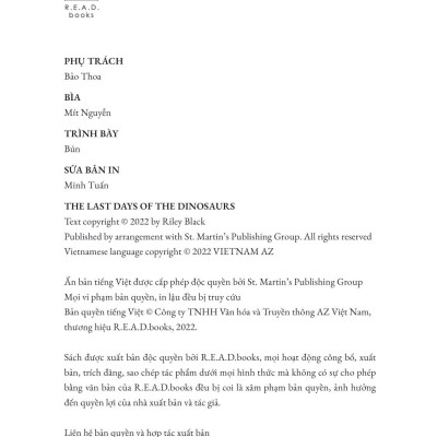 Những Ngày Cuối Cùng Của Khủng Long - Thiên Thạch, Sự Tuyệt Chủng Và Khởi Đầu Của Thế Giới Chúng Ta
