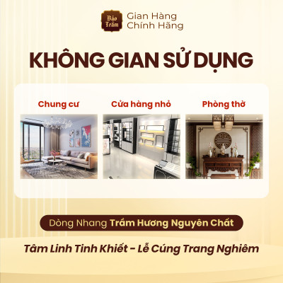 Combo Tròn Tâm Vẹn Nghĩa – Khăn Bao Sái Bảo Trầm + Nhang Trầm Nguyên Chất 180g | Thanh Tịnh, An Toàn