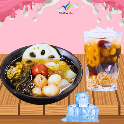 Set Chè Sâm Bổ Lượng (Set lớn 30 Chén) VietTin Mart