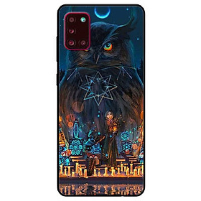 Ốp lưng dành cho Samsung A31 mẫu Cú Đen