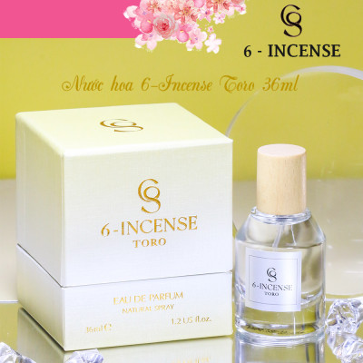 Nước hoa 6-Incense TORO Hương Thiên Nhiên 36ml
