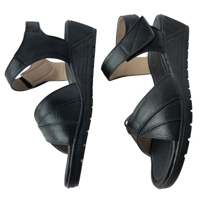 Giày Đế Xuồng Nữ BIGGBEN Da Bò Thật Cao 5 Phân SDX58