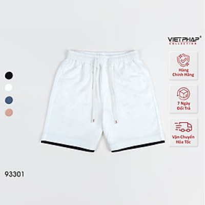 Quần Short Thun Nam VIỆT PHÁP Form Suông Chất liệu cotton thoáng mát co giãn tốt 93301