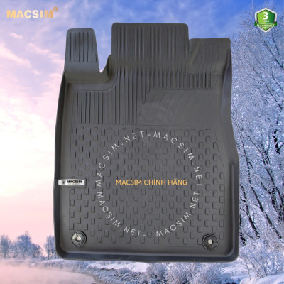 Thảm lót sàn ô tô nhựa TPE Silicon Honda CRV 2012- 2018 Black Nhãn hiệu Macsim