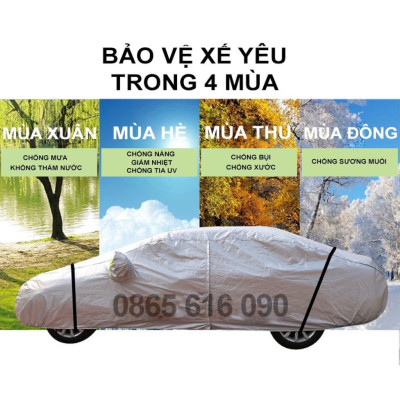  Bạt trùm xe ô tô 7 chỗ Mitsubishi Xpander vải dù oxford cao cấp áo trùm che, bạc phủ xe oto chống nóng,mưa,bụi