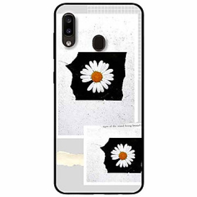 Ốp lưng in cho Samsung A20/ A30 Mẫu Hai Khung Hoa Cúc