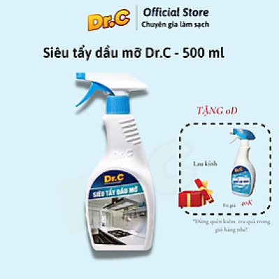Siêu tẩy dầu mỡ Dr.C chính hãng ( TẶNG Lau kính Dr.C chính hãng)